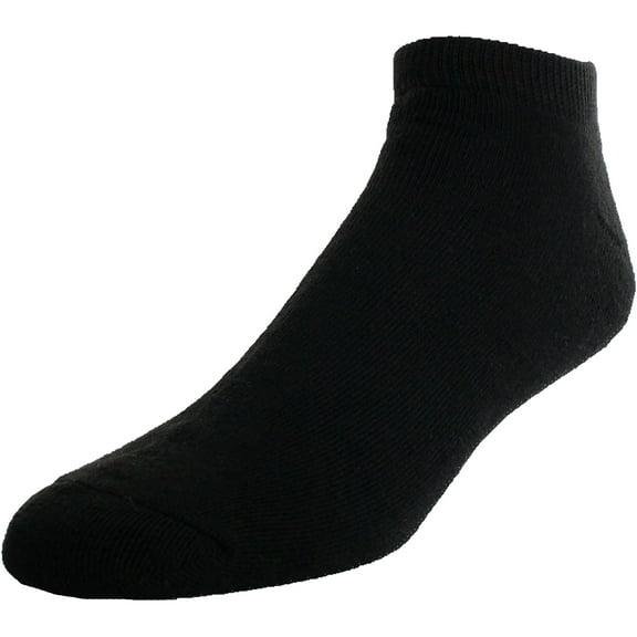 Sof Sole Comfort Quarter Socks 6-Pack - Large - Black