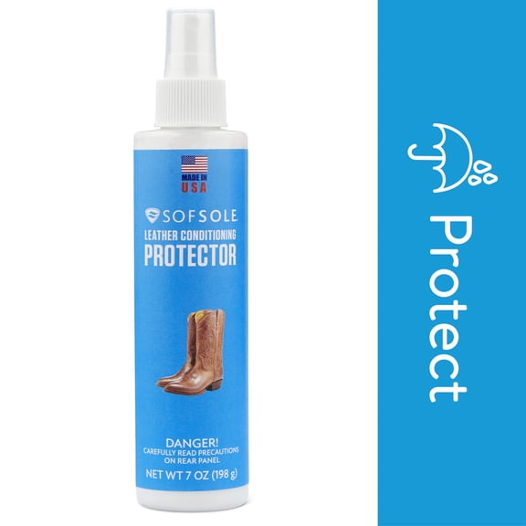 Sof Sole Leather Protector Spray - -Free, Made for Boots & Apparel, 7 oz