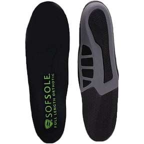 Sof Sole Orthotic Full Length Shoe Insoles - Men's 9-10.5