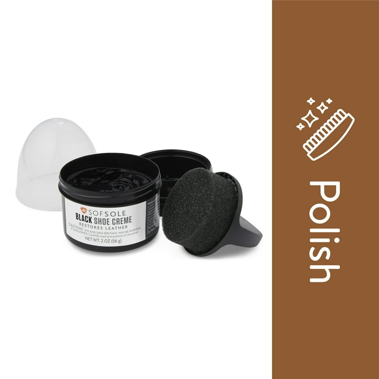 Sof Sole Black Shoe Cream 2 oz Walmart