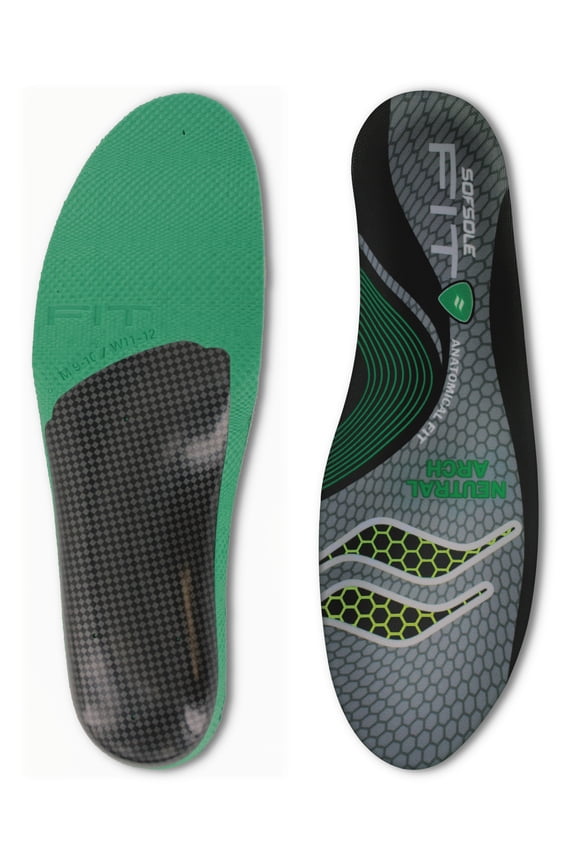 SofSole Sof Sole FIT Unisex Full-Length Foam Shoe Insert, Women's 7-8/Men's 6-7, Neutral Arch