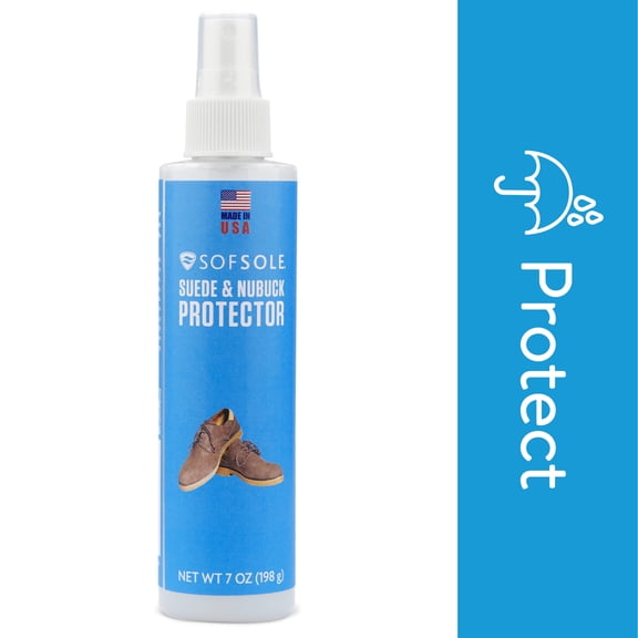 Sof Sole Suede and Nubuck Protector Spray for Shoes and Leather, 7 oz