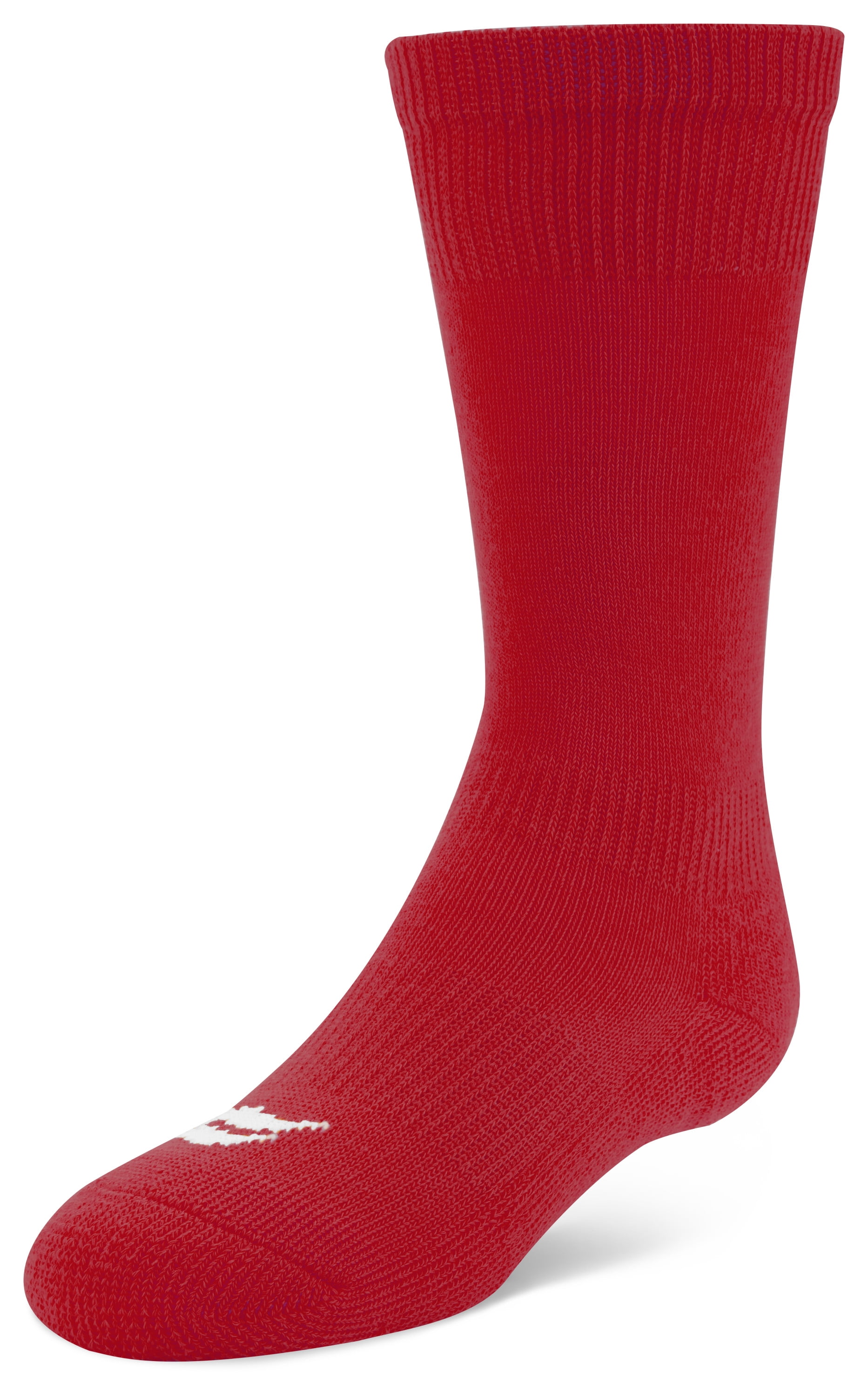 Sof Sole  over-the-Calf Youth Baseball Socks 2-Pack Red, XS