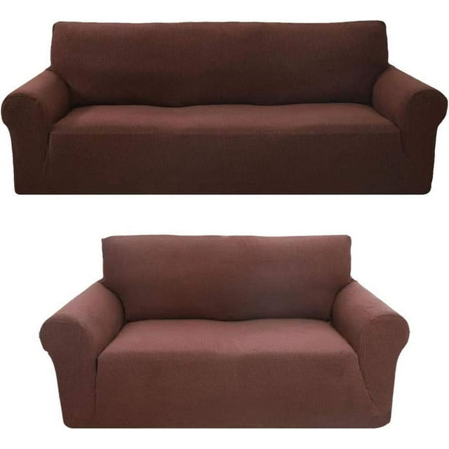 Sofa And Loveseat Slipcovers, Couch And Loveseat Covers Set, Form Fit ...