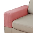thumbnail image 1 of Sofa Arm Covers Armrest Covers for Sofa Stretch Thickened Anti Dirt Solid Extra Long Furniture Scratch Protectors for Sofas Pink Single Pack for Living Room Home Decor, 1 of 3