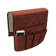 thumbnail image 1 of Sofa Arm Organizer with Pockets, Phone & Magazine Holder for Recliner, 35x13 Inch Storage Caddy Coffee, 1 of 4