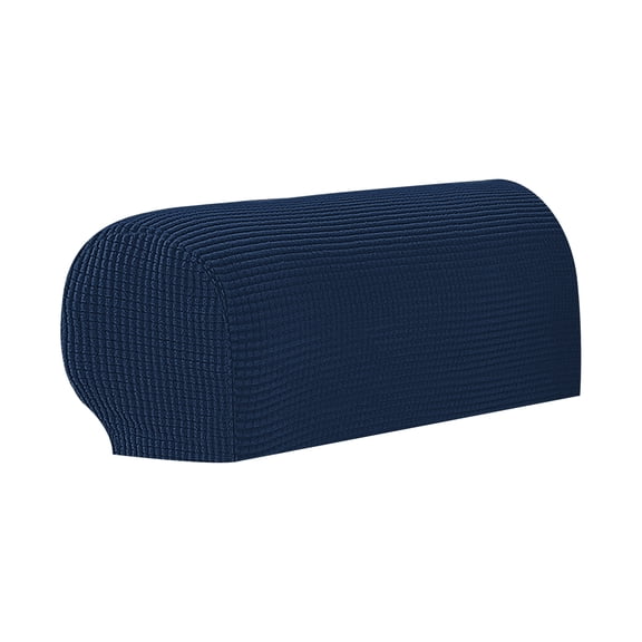 Sofa Arm Protection Set, Stretch Armrest Slip Covers, Thick 22X9X7 Inch Navy Fabric Armrest Covers, 2 Pack Slip on Armrest Covers, Pet Resistant Stain Resistant Machine Washable