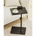 thumbnail image 1 of Sofa Arm Tray Table - 360° Swivel Height Adjustable End Table, Small Snack Side Table for Couch, C Shaped Table for Bed, Chair or TV Tray Table(Black), 1 of 9