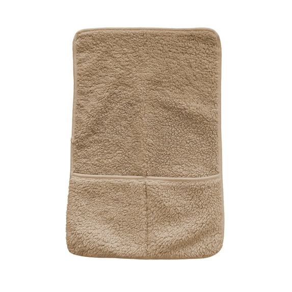 Sofa Armrest Cover, Recliner Chair Protector, Furniture Protector Slip, Side Storage Pocket, Stretch Armchair Couch Arm Rest Cover for Recliner, Chair, Sofa ,25.98×19.69in(Khaki