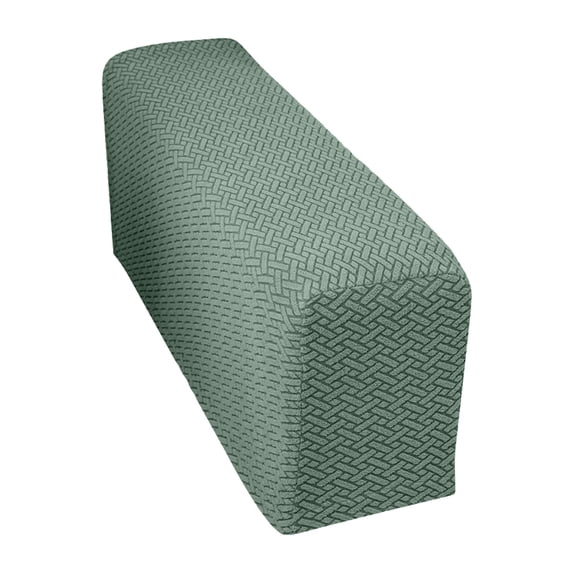 Sofa Armrest Covers Elastic Stretch Slipcovers Anti- Furniture Protector for Recliner Loveseat Chair Thickened Checkered Fabric Arm Chair Protectors Removable Washable Home Decor