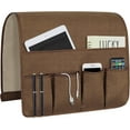 thumbnail image 1 of Sofa Armrest Organize remote holder bedside caddy organizer with 5 pockets，non-slip couch remote control holder couch armchair caddy accessories ( 35"x12.4"), 1 of 7