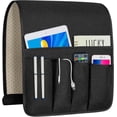 thumbnail image 1 of Sofa Armrest Organize remote holder bedside caddy organizer with 5 pockets，non-slip couch remote control holder couch armchair caddy accessories ( 35"x12.4"), 1 of 7