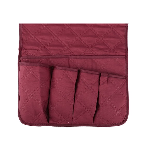 Sofa Armrest Organizer Non-Slip Armchair Storage Organizer with 5 Pockets for Cell Phone TV Remote Control Magazines