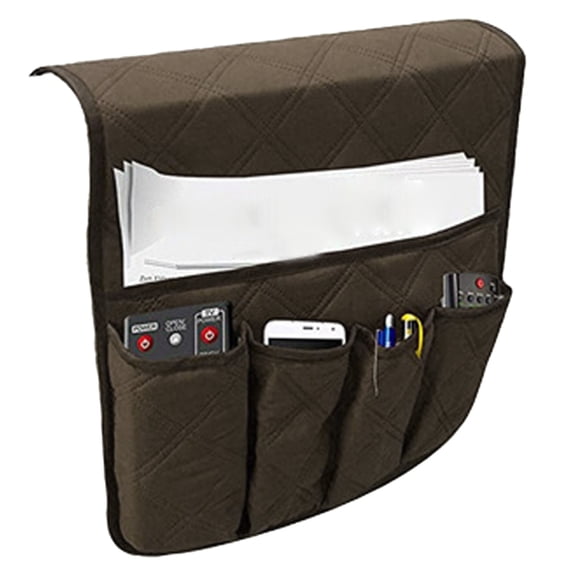 Sofa Armrest Pocket Fashion Bedside Pocket Table Side Pocket Newspaper Remote Control Sundry Storage Bag Phone Holder