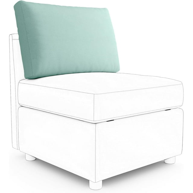 Sofa Back Cushion for Modular Sectionals Sofa Couch with Storage