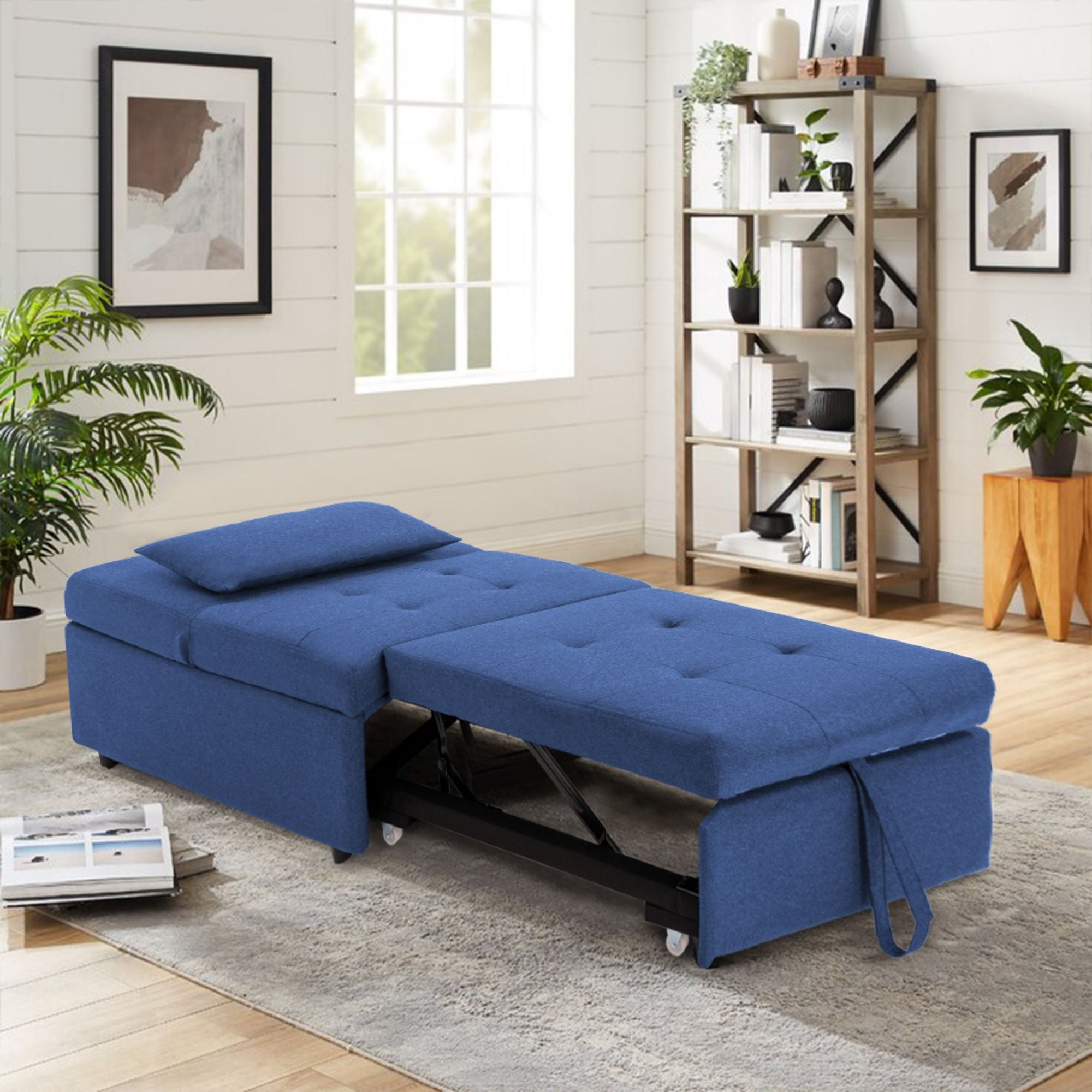 Sofa Bed 3in1 Chair Sleeper Convert Sofa to Bed for Single Adult