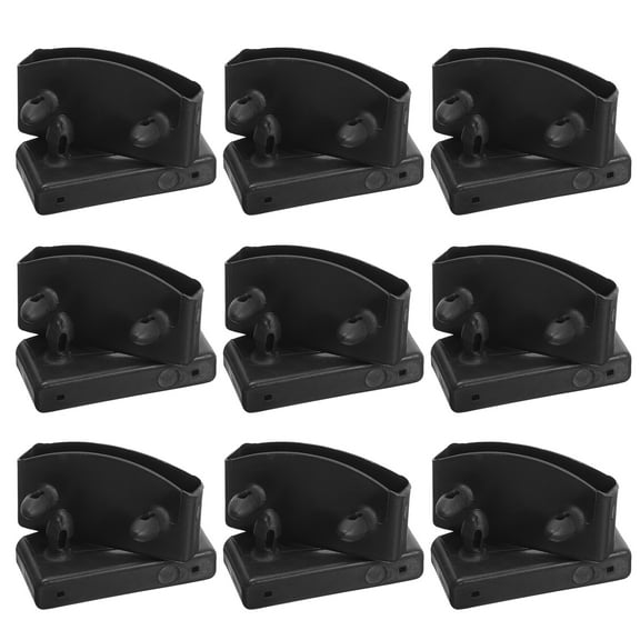 20 Pieces Plastic Slat Holders for Sofa Bed Frame, Replacement Mounting Buckles, Furniture Connector Brackets, Shelf Slats Support Kit