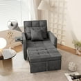 Sofa Bed Chair, 3in1 Sofa Chair Bed Sofa with Wing Table and USB Port