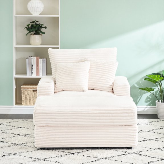Sofa Bed with Spring Seat Structure / Versatile for Sitting and Lying
