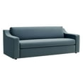 thumbnail image 1 of Sofa, Blue, Velvet, Living Room Lounge Cafe Lobby Hospitality Restaurant, Modern Contemporary, HB37827, 1 of 7