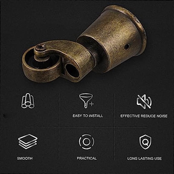 Sofa Casters Round Sofa Heavy Duty Slides Swivel Casters 1.5 Inch Casters Retro Casters Furniture Pulleys,8 PCS