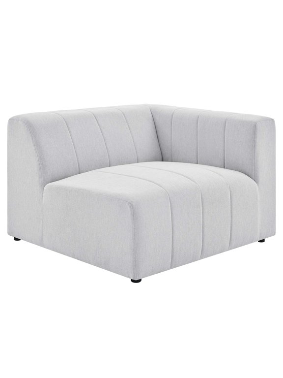 Sofa Corner Chair, Fabric, Ivory White, Modern Contemporary Urban Design, Living Lounge Room Hotel Lobby Hospitality