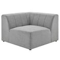 thumbnail image 1 of Sofa Corner Chair, Fabric, Light Grey Gray, Modern Contemporary Urban Design, Living Lounge Room Hotel Lobby Hospitality, 1 of 7