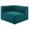 thumbnail image 1 of Sofa Corner Chair, Fabric, Teal Blue, Modern Contemporary Urban Design, Living Lounge Room Hotel Lobby Hospitality, 1 of 8