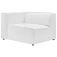 thumbnail image 1 of Sofa Corner Chair, Faux Vegan Leather, White, Modern Contemporary Urban Design, Living Lounge Room Hotel Lobby Hospitality, 1 of 7