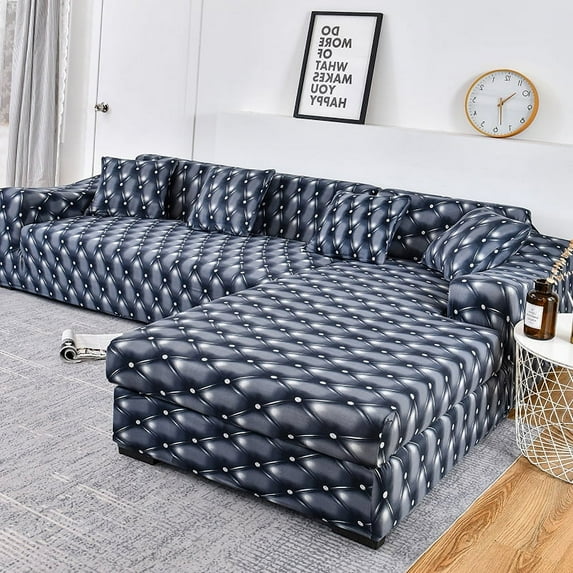 Sofa Cover Elastic Couch Cover Sectional Chair Cover Big Sofas Sofa Cover L-shape Sofa Cushion Cover Sofa Covers for Living Room