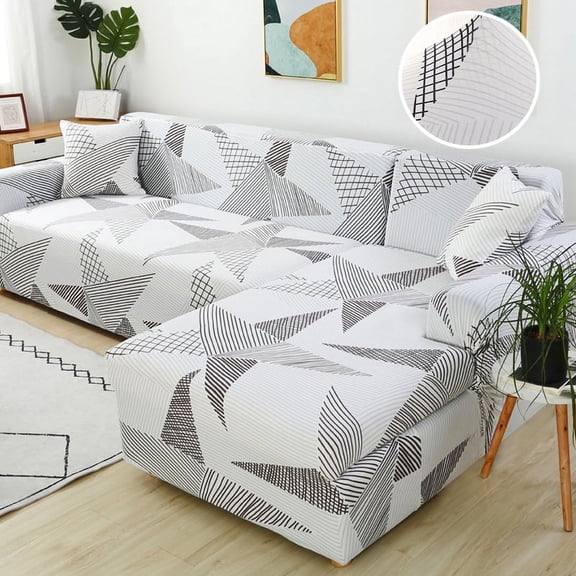 Sofa Cover Elastic Couch Cover Sectional Chair Cover Big Sofas Sofa Cover L-shape Sofa Cushion Cover Sofa Covers for Living Room