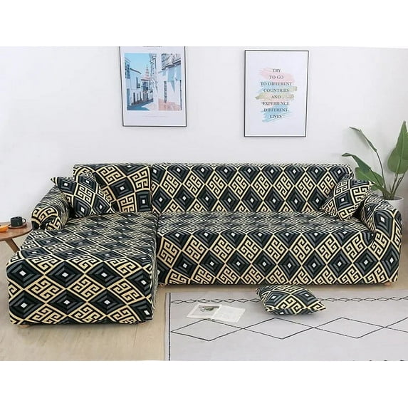 Sofa Cover Elastic Sofa Slipcover Chaise Longue Sectional Corner Couch Cover Cases for Furniture 1/2/3/4 Seater Housse Canapé