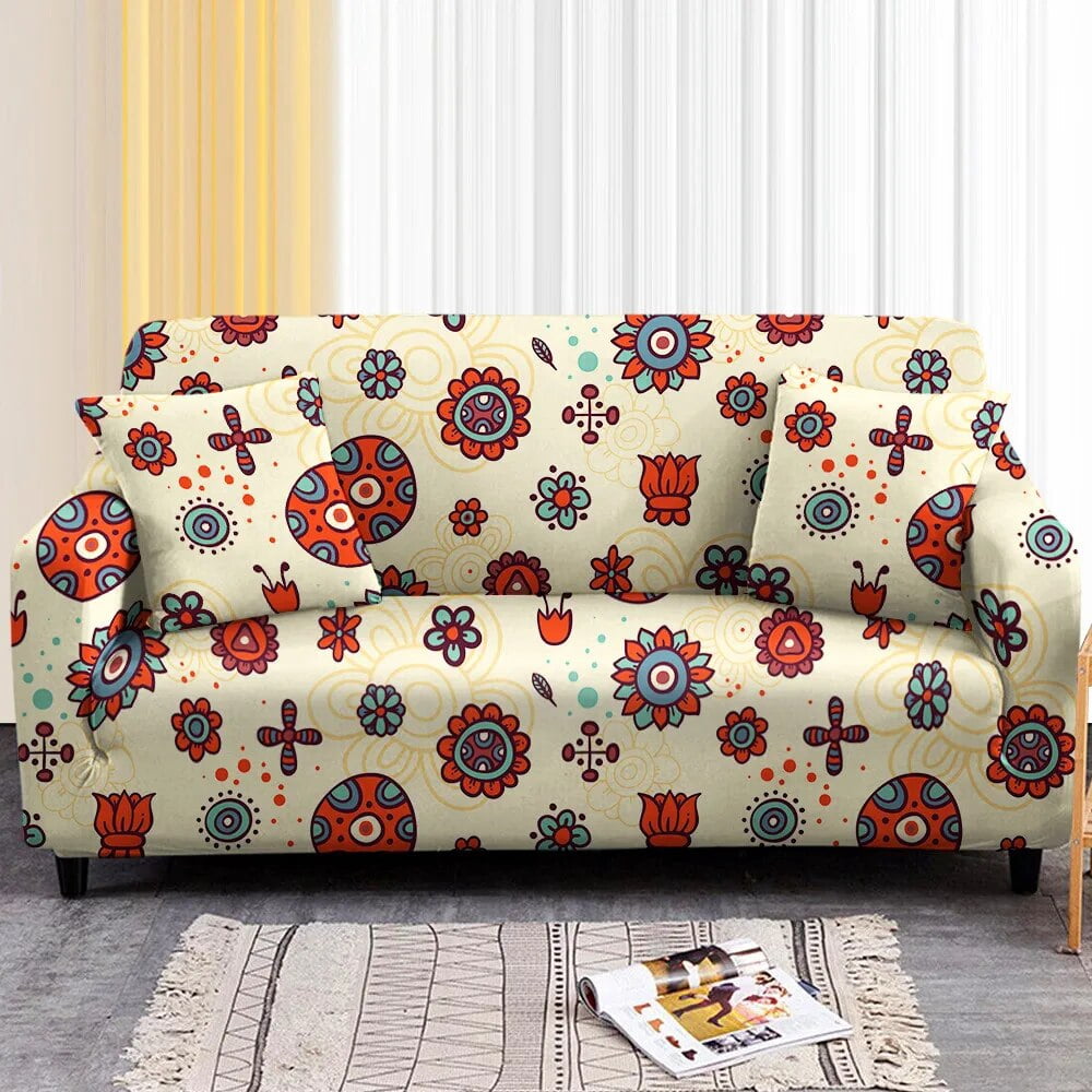 Sofa Cover Flower Stretch Sofa Covers for Living Room Fullywrap Couch