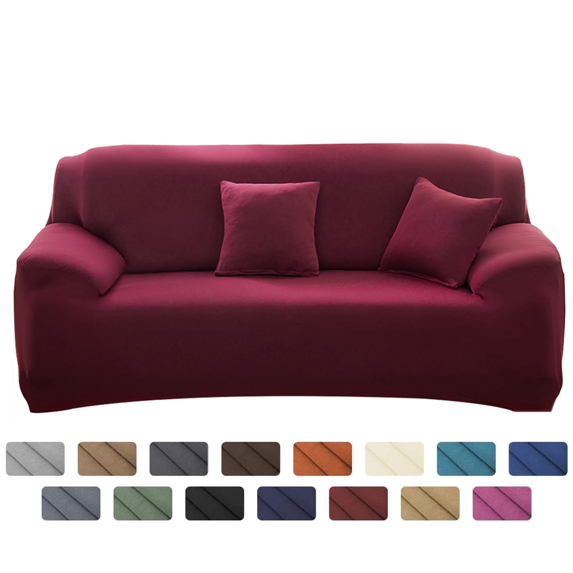 Slipcover Stretch Sofa Covers Furniture Protector L Shape Loveseat Couch Cover 1/2/3/4-seater