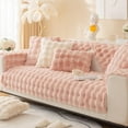 thumbnail image 1 of Sofa Cover 2 B L Sofa Cover Colro:B Material:Faux Rabbit Fur, 1 of 9