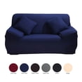 thumbnail image 1 of Sofa Cover Stretch Couch Cover Sofa Slipcovers for 2 Cushion Couch with 1 Free Pillow Case (2 Seater Sofa 130-170cm), 1 of 8