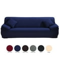 thumbnail image 1 of Sofa Cover Stretch Couch Cover Sofa Slipcovers for 4 Cushion Couch with 1 Free Pillow Case (4 Seater Sofa 220-300cm), 1 of 8