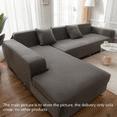 thumbnail image 1 of Sofa Cover for Corner Sofa L-Shaped Sectional Sofa Elastic Gray Pet Friendly Slipcover for Armrest,2 Seater,1 x Sofa Cover,Gray, 1 of 6
