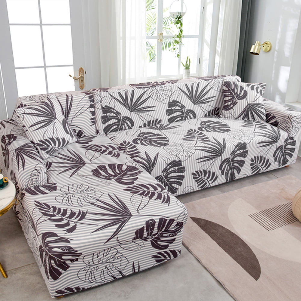 Sofa Cover for Living Room Stretch Printed Sofa Slipcover L Shape ...