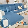 thumbnail image 1 of Sofa Covers for Couch, Soothing Home Sofa Covers, Magic Sofa Cover Washable Stretch Couch Cushion Covers for Sectional Sofa Wear-Resistant Universal（Large Single Seat Cover/Blue）, 1 of 1
