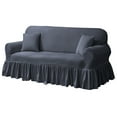 thumbnail image 1 of Sofa Covers,Sofa Cover 3 Seater Elastic Beige Couch Cover, Anti-Slip Sofa Covers, Stretch Couch Cover Sofa Covers With 1 Cushion Cover(90-140Cm), 1 of 6