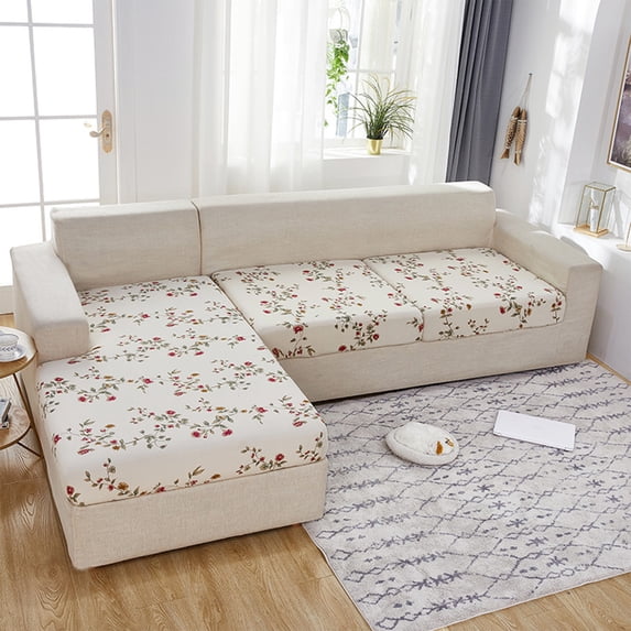 Sofa Covers, Universal Stretch Sofa Slipcover, Water-Repellent Anti-Slip Chaise Cushion Cover Machine Washable