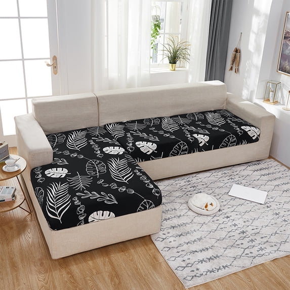 Sofa Covers, Universal Stretch Sofa Slipcover, Water-Repellent Anti-Slip Chaise Cushion Cover Machine Washable