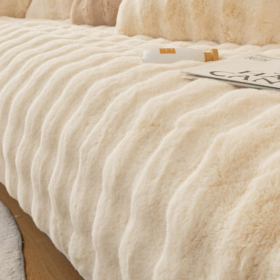 Sofa Covers Washable Thick Sofa Cushion New Non-Slip Sofa Cover Super Soft Faux Throw Couch Cushion Covers Furniture Protector Seat Cushion