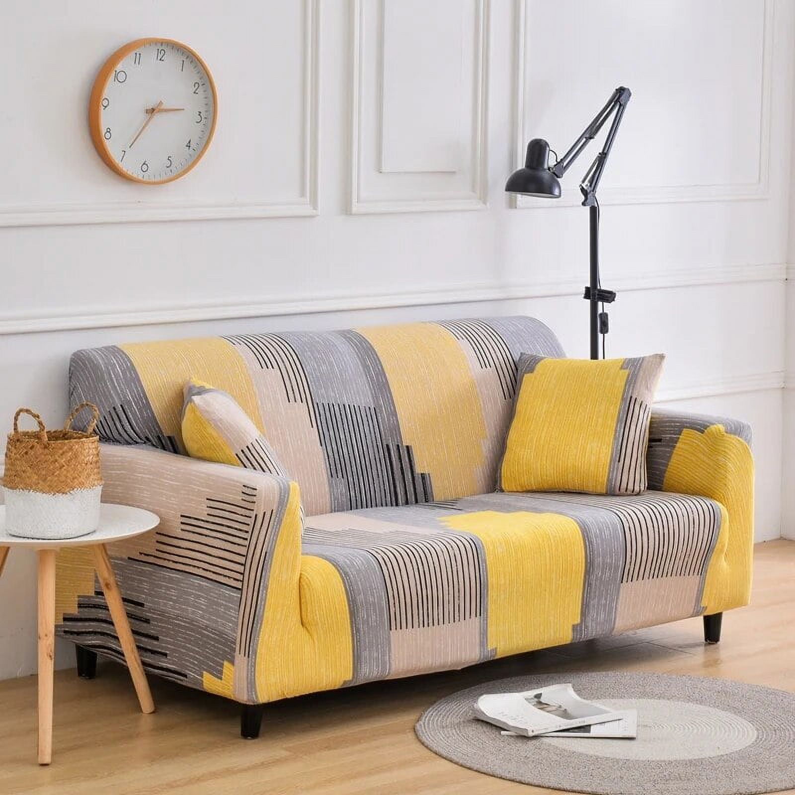 Sofa Covers for Living Room Sectional Corner L Shape Couch Cover Chaise ...