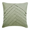 thumbnail image 1 of Sofa Cushion Cover, Light Grey Pillows Cover, 18x18 inch (45x45 cm) Pillow Cover, Faux Suede Decorative Pillows Cover, Textured Pintucks Solid Color - Light Grey No Limits No Lines, 1 of 2