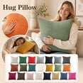 thumbnail image 1 of Sofa Cushion Covers, Pillow Decor, Corduroy 18X18 Inch Throw Pillow Set, Modern Home Decorations, 2 Pack Solid Square Pillow for Couch, Soft Textured Zipper Pillow Cases That, 1 of 7