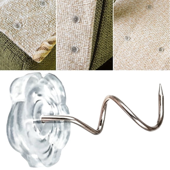 Sofa Cushion Fastener Anti Pin Clips, Bedding Anti-Run Fastener Clips, Non-Slip Pins for Sofa Cushions, Seat Mats, Bed Linens, Quilts and Blankets, Household Daily Use Fixing Tools, 10PCS
