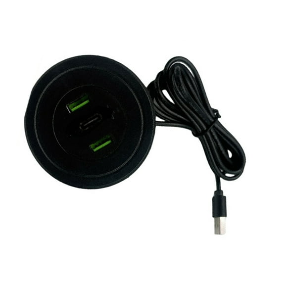 Sofa Desktop Hole Embedded USB Charger USB C Phone Charger for Laptop PC Office