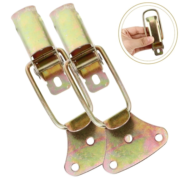 Amosfun 2-Pack Sofa Latch and Slider Set in Mixed Colors for Secure Furniture Locking and Connection Solutions